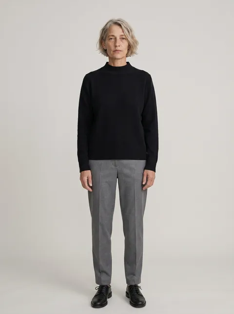 Brand Campaigns — Birgit, mature AI fashion model