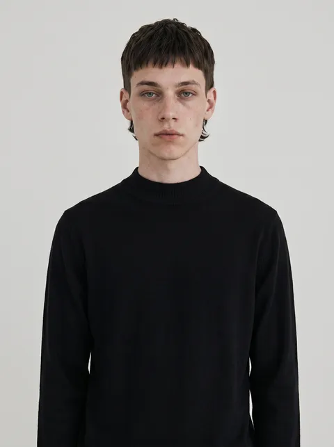 Virtual Talent — Henry, AI fashion model studio portrait