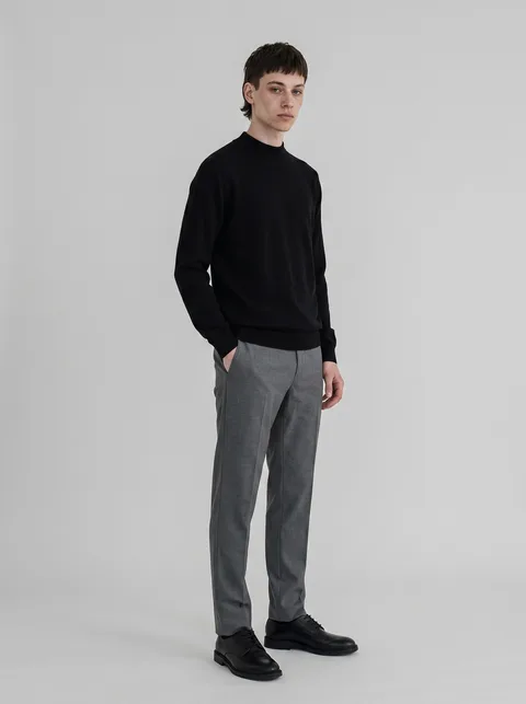 The same garment worn by the model